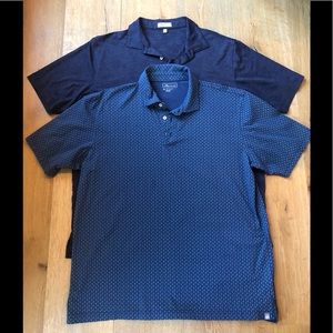 Peter Millar lot of 2 polos size XL NWOT